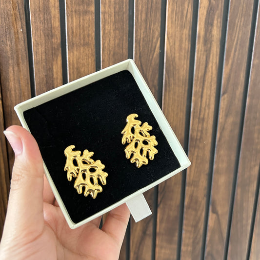 Coral Earrings