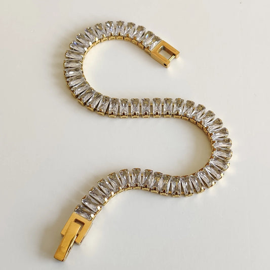 Clara Tennis Bracelet (17cm)