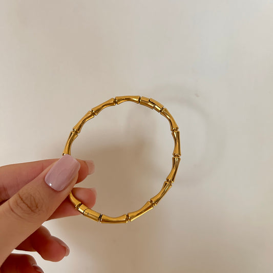 Gilded Bamboo Bracelet