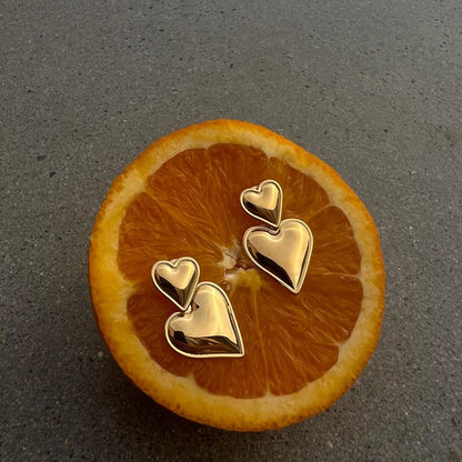 Jane Heart Drop Earrings