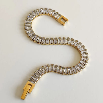 Clara Tennis Bracelet (17cm)