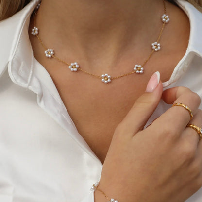 Flora Charm Necklace