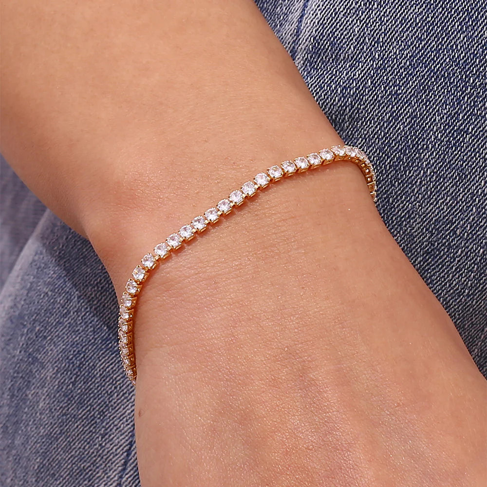 Classic Tennis Bracelet (17cm)